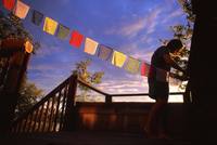 When Dale's health began to its rapid descent toward death, his family hung Tibetan<br/>prayer flags from the back deck, in a place where he could see them from his bed.
