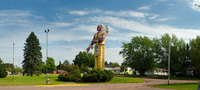 Hiawatha, World's Tallest and Largest Indian; along US 2 in Ironwood, Michigan