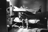The bunk room, where on-call staffers try to catch some precious sleep between crises.