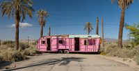 Pink Trailer along the Salton Sea