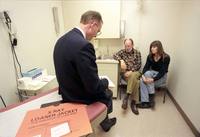 In Dr. Horton's cramped exam room, Bonnie and Dale absorb the results of the latest MRI scan.