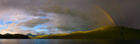 Rainbow over Lake McDonald; Glacier National Park, Montana