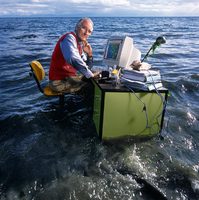 Professor Chris Barnes of the University of Victoria is the director of Project Neptune, which links undersea robots via the Internet