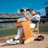 Tim Hudson was a quick student his rookie year, winning 20 games for the Oakland A's.