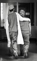 Late at night, hospital assistant Peter Uecker comforts Shirley.<br/>"Love comes in and you give it out," reflects Moore. "But pretty soon there's nothing more to give. There's not enough love left, and you're bouncing checks."