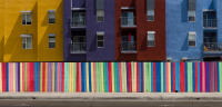 Colorful Fence; Albuquerque, New Mexico